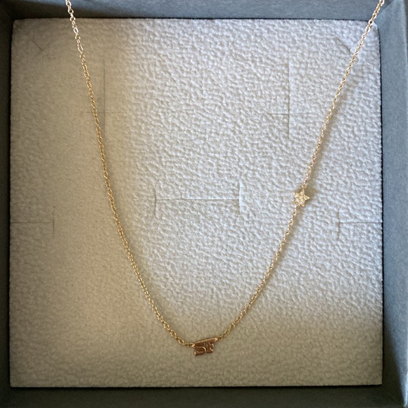 Zoe Chicco - 14K ITTY BITTY SAN FRANCISCO NECKLACE WITH FLOATING STAR - Picture 5 of 8